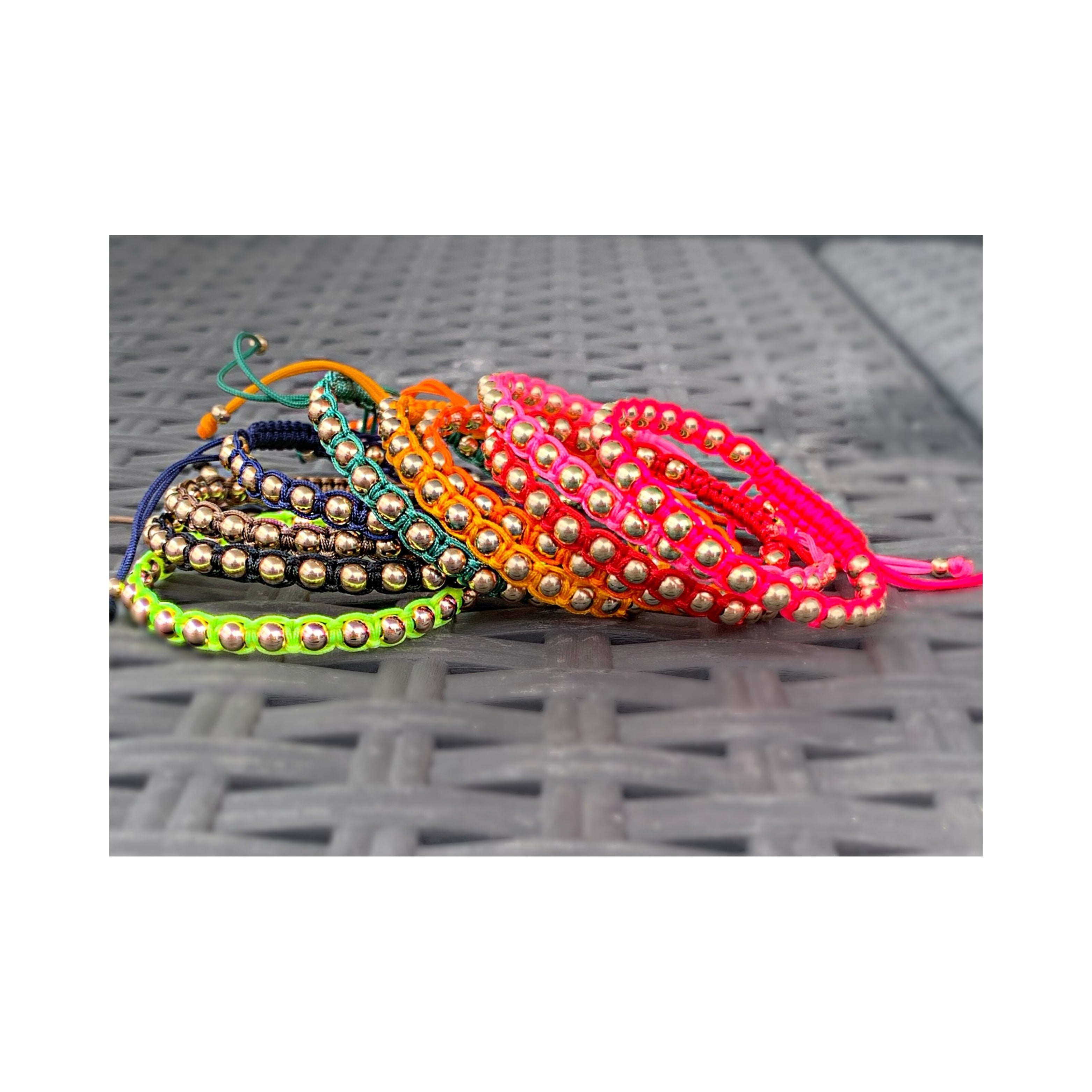 Beaded Rope Bracelet 4mm