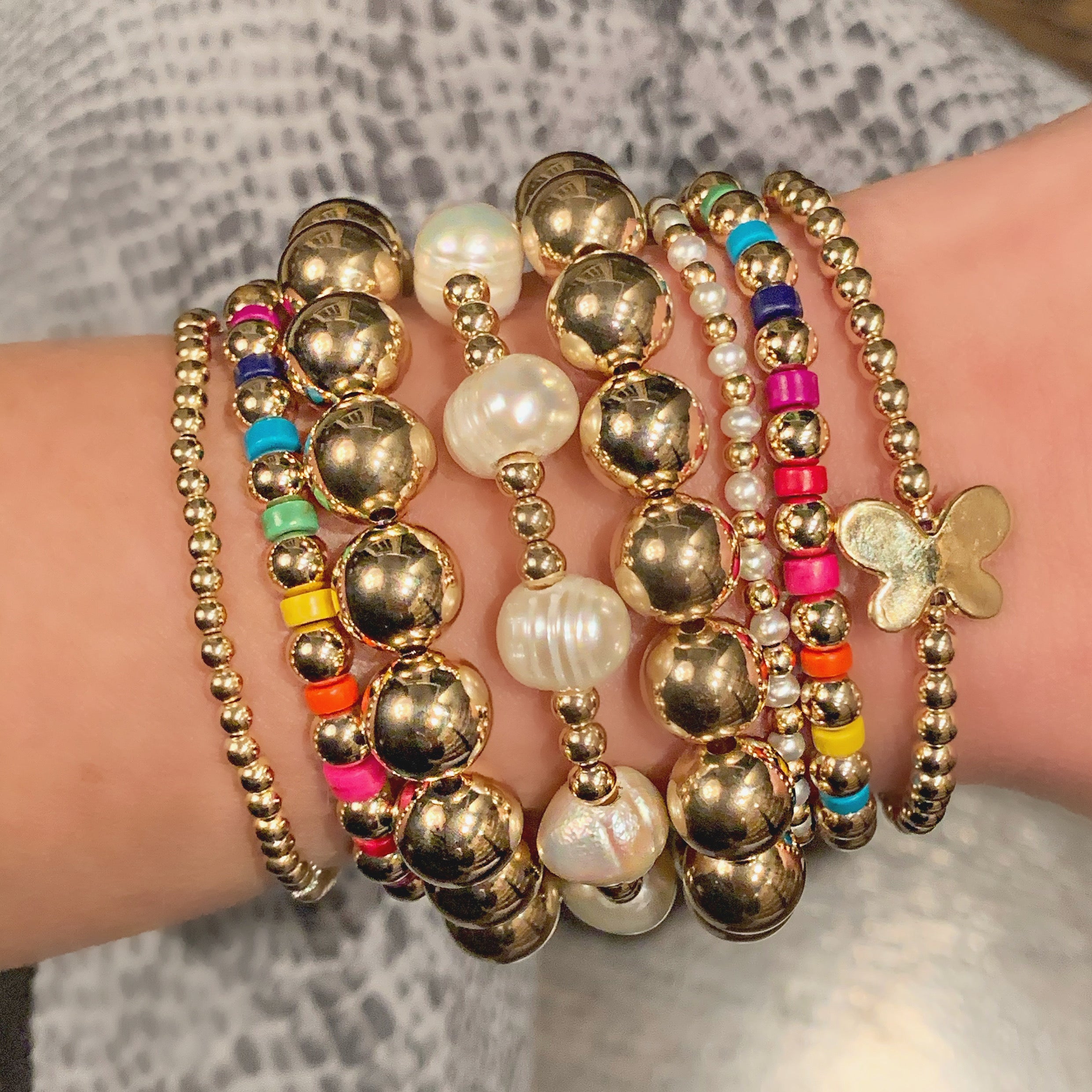 5mm Rainbow Bright Bracelet