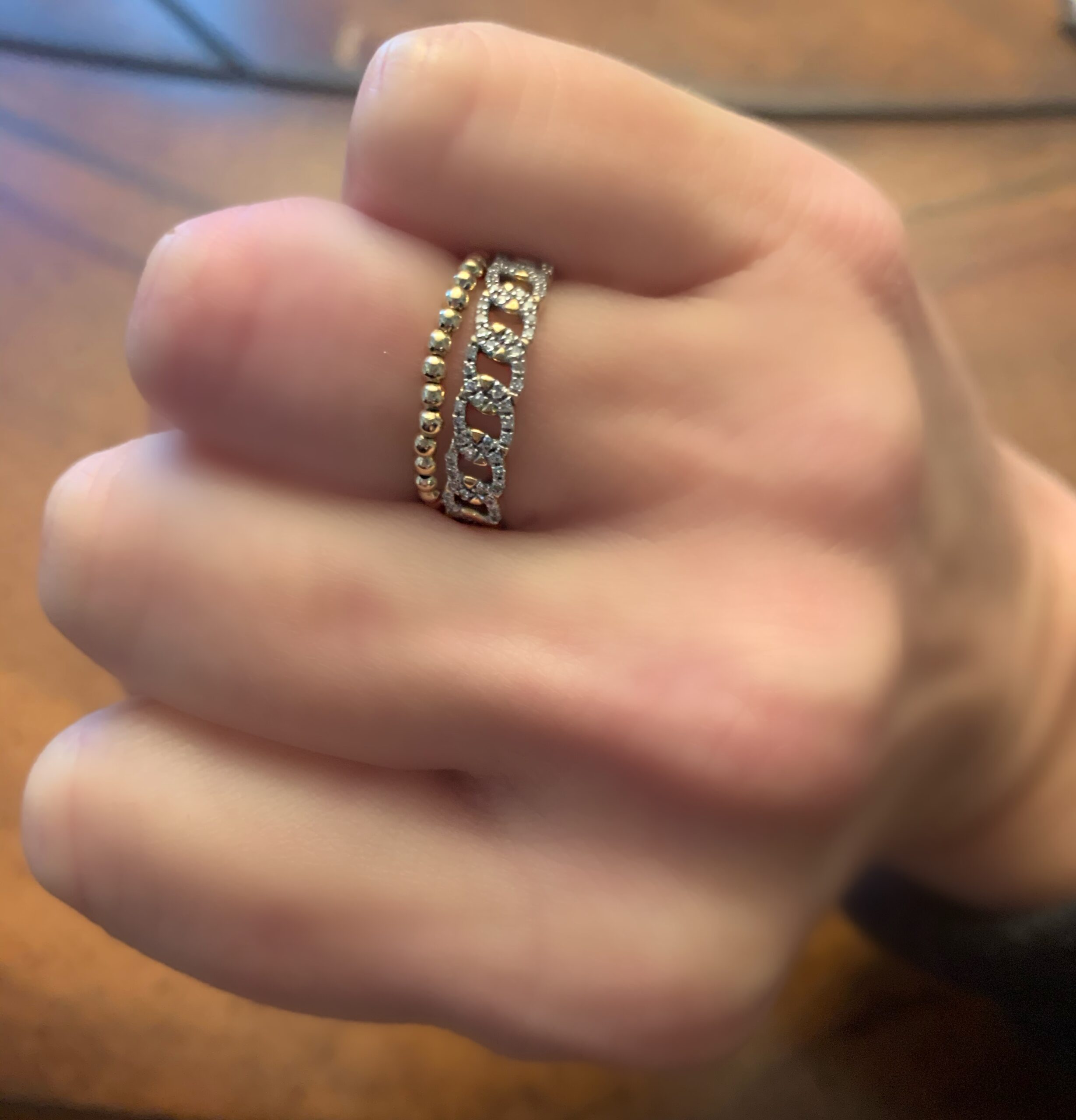 The Cari Beaded Everyday Ring