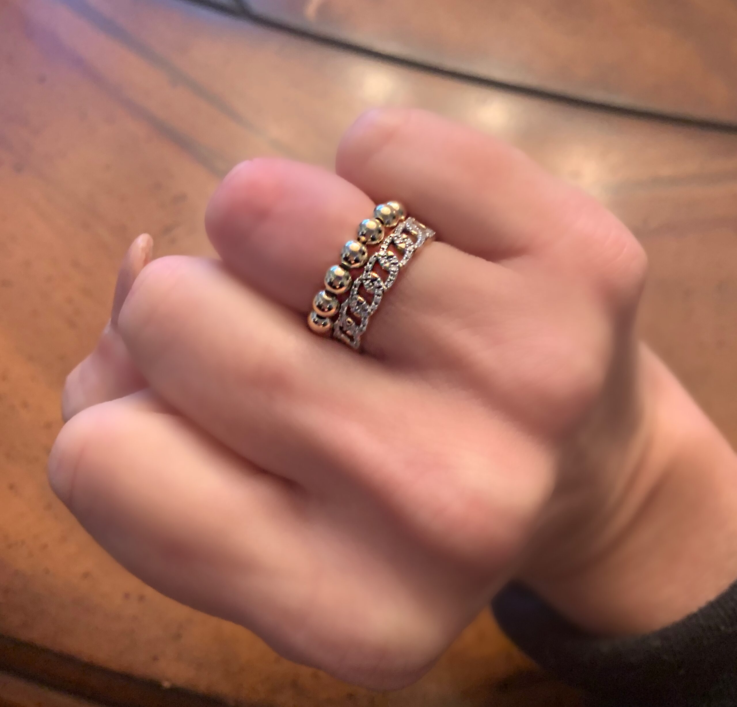 The Cari Beaded Everyday Ring