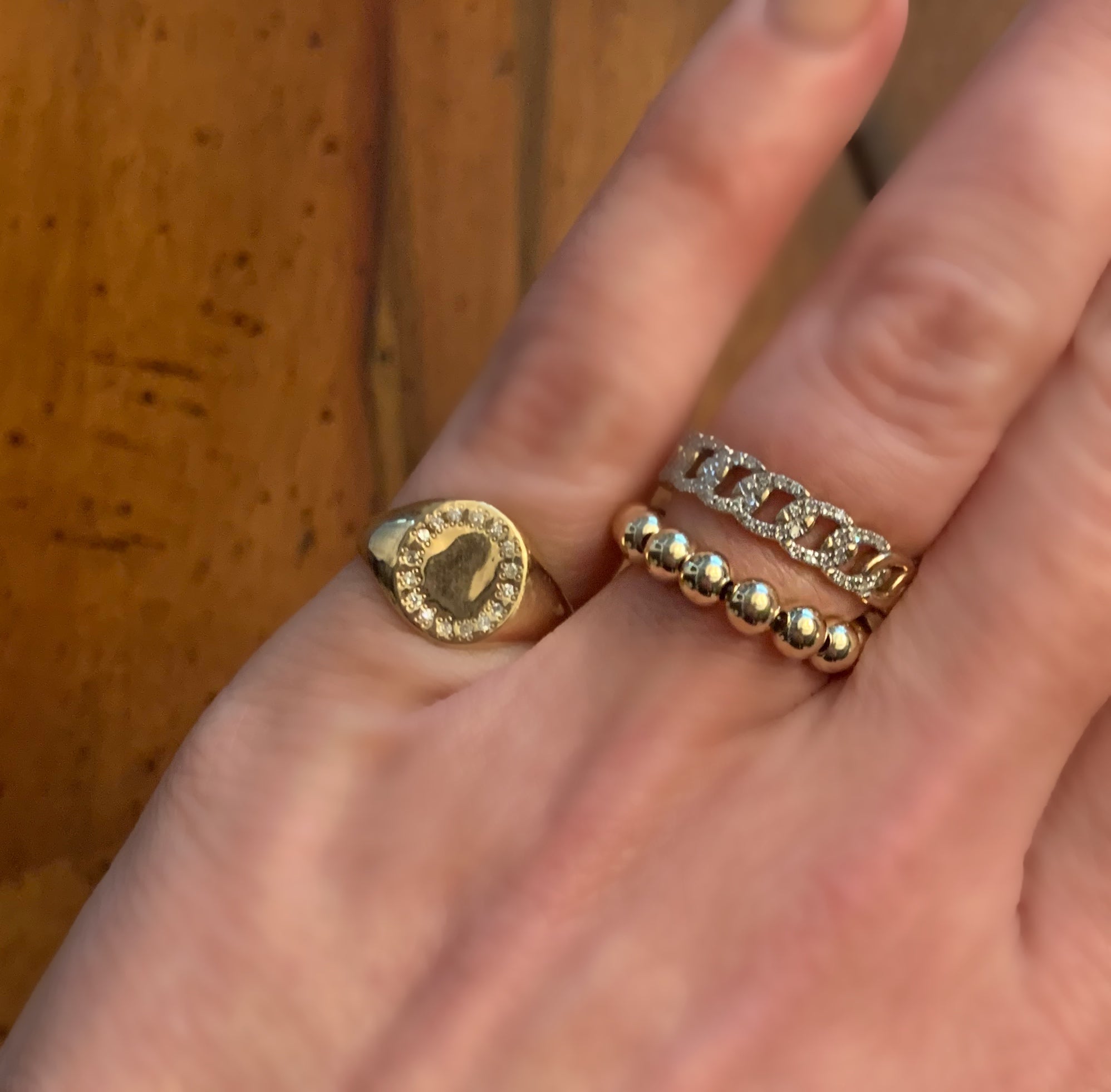 The Cari Beaded Everyday Ring