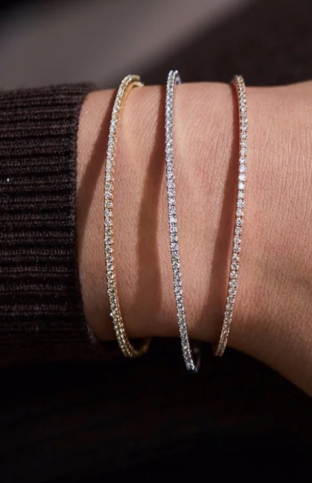 Lexi Diamond Flex Bangle