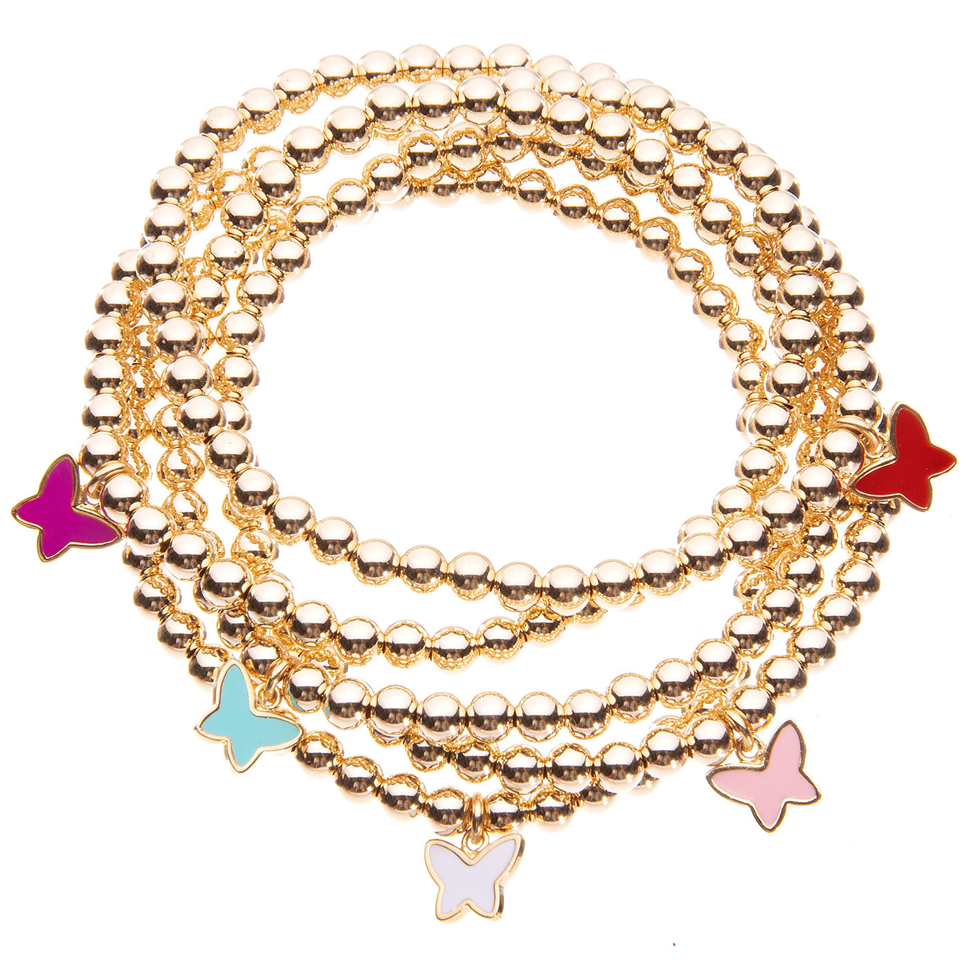 Candy Butterfly Charm Bracelet