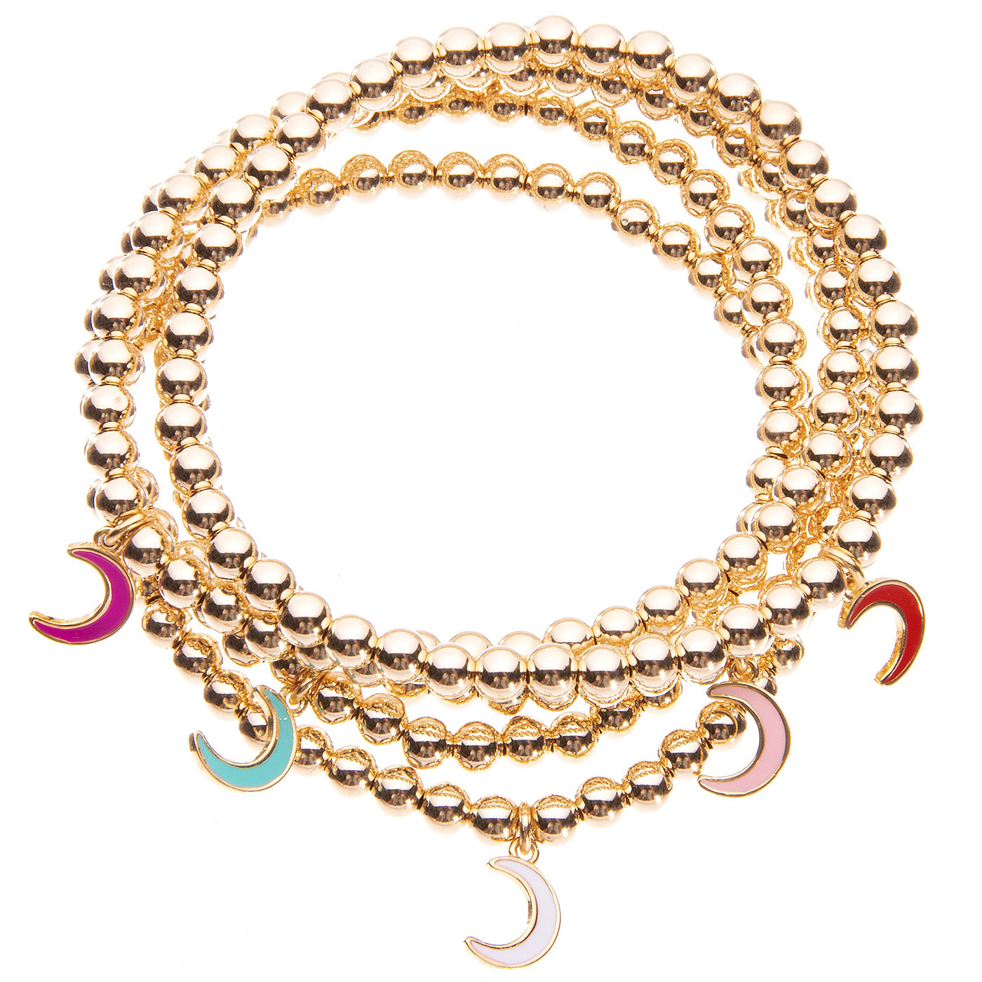 Candy Moon Charm Bracelet