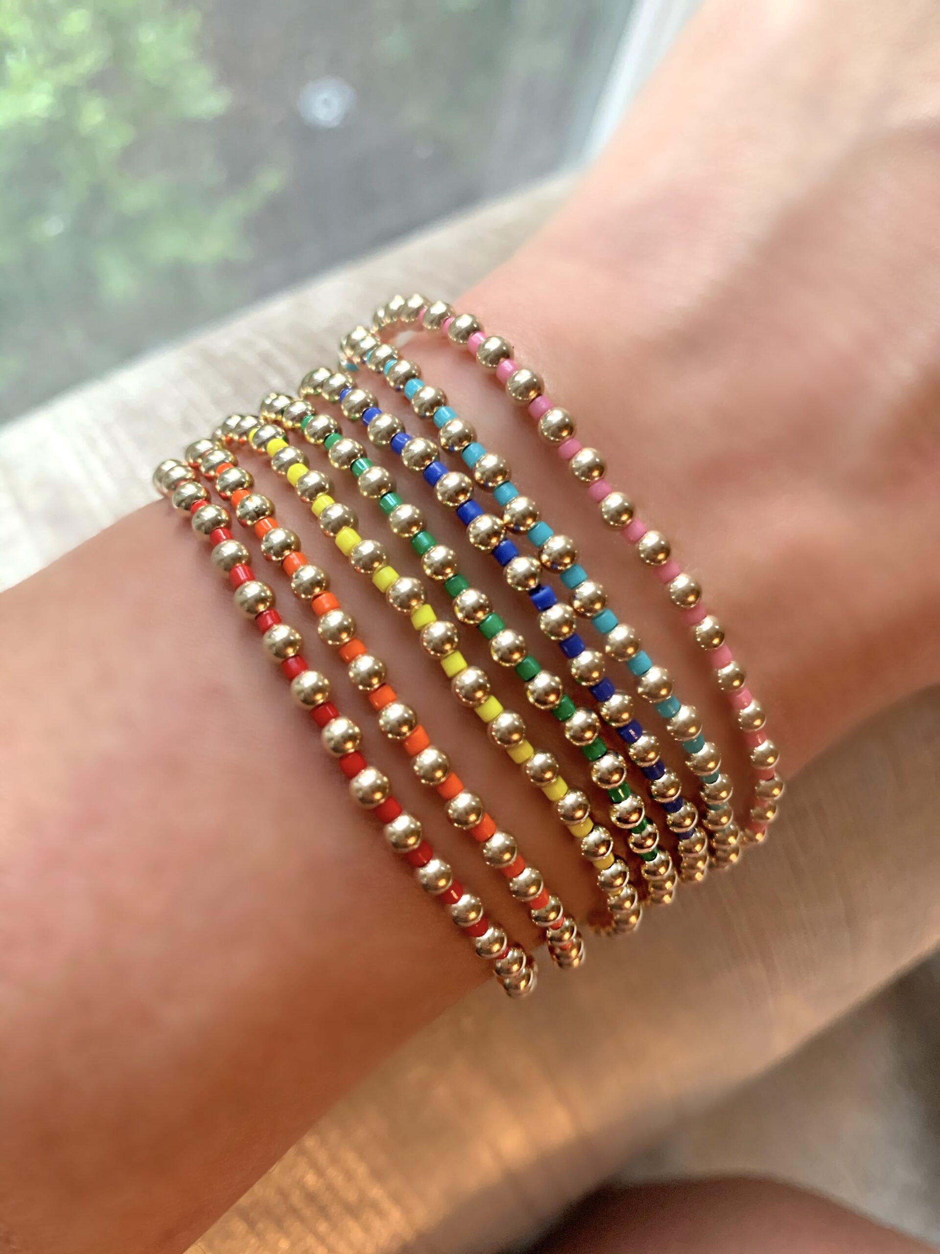 3mm Marlena Solid Color Mizuki Bracelet