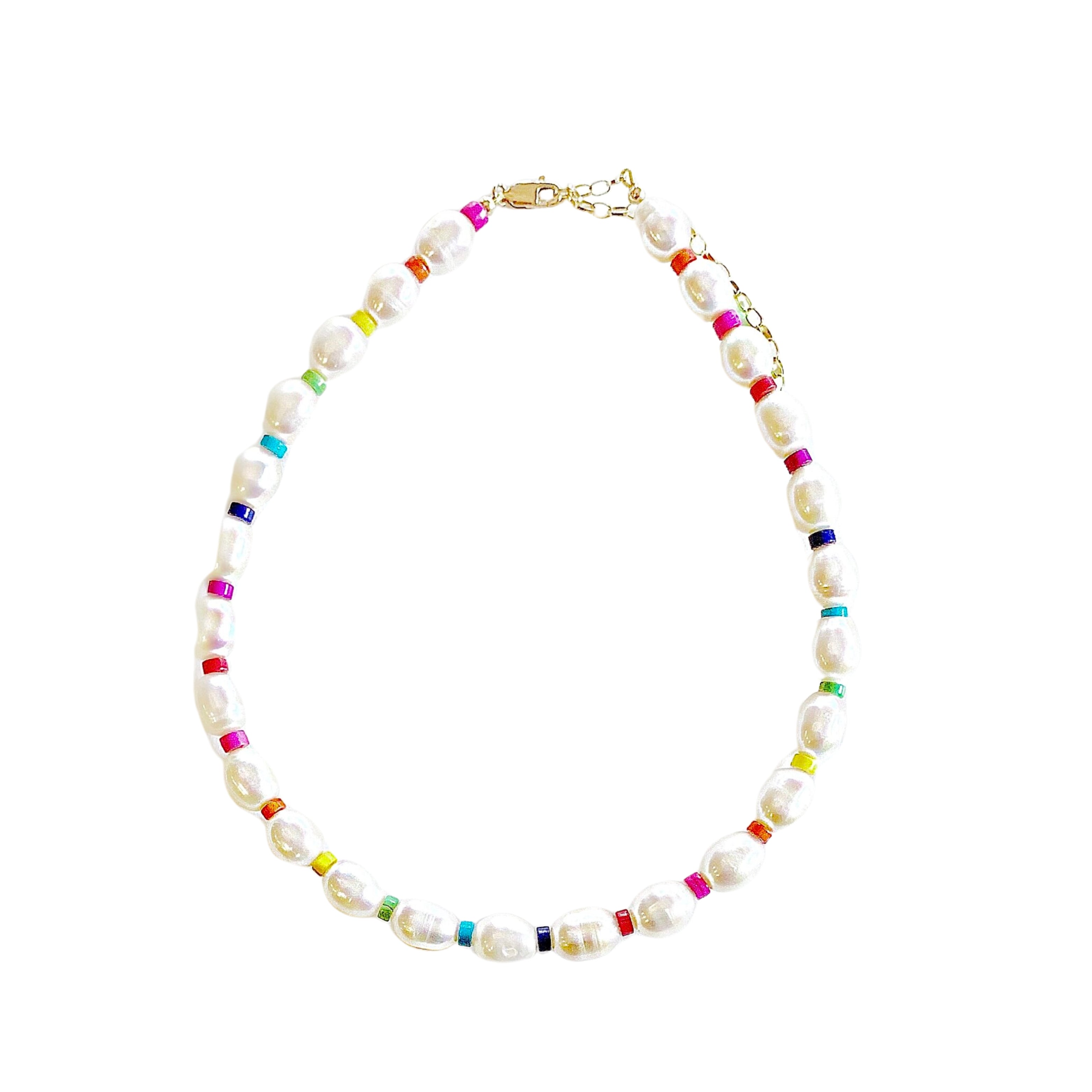 Over the Rainbow Pearl Necklace