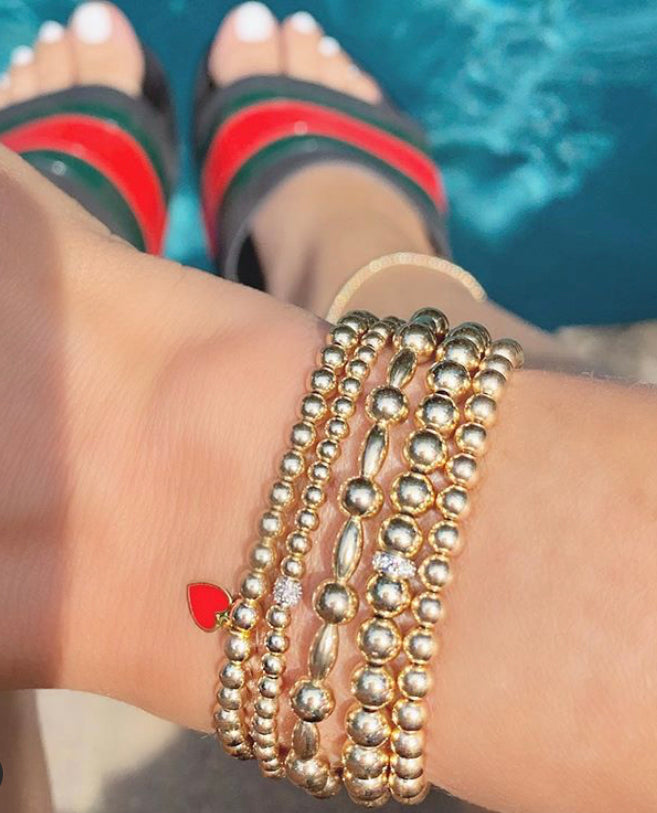 Love HEART Charm Bracelet