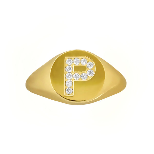 Jesse Intial Signet Ring